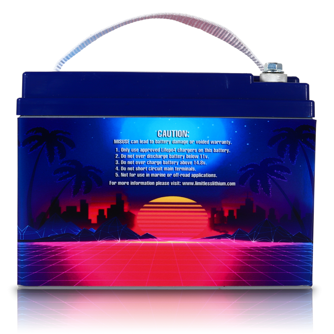 Limitless Lithium Retro Pro 30 12V LiFePO4 Car Audio Battery 30Ah Group 30L (2)