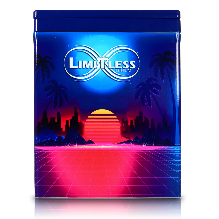 Limitless Lithium Retro Pro 56 12V LiFePO4 Car Audio Battery 56Ah Group 24 + 3.5A Maintainer (3)