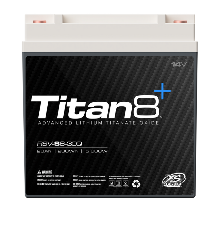 XS Power RSV-S6-30Q 14V Titan8 Lithium Titanate (LTO) Battery