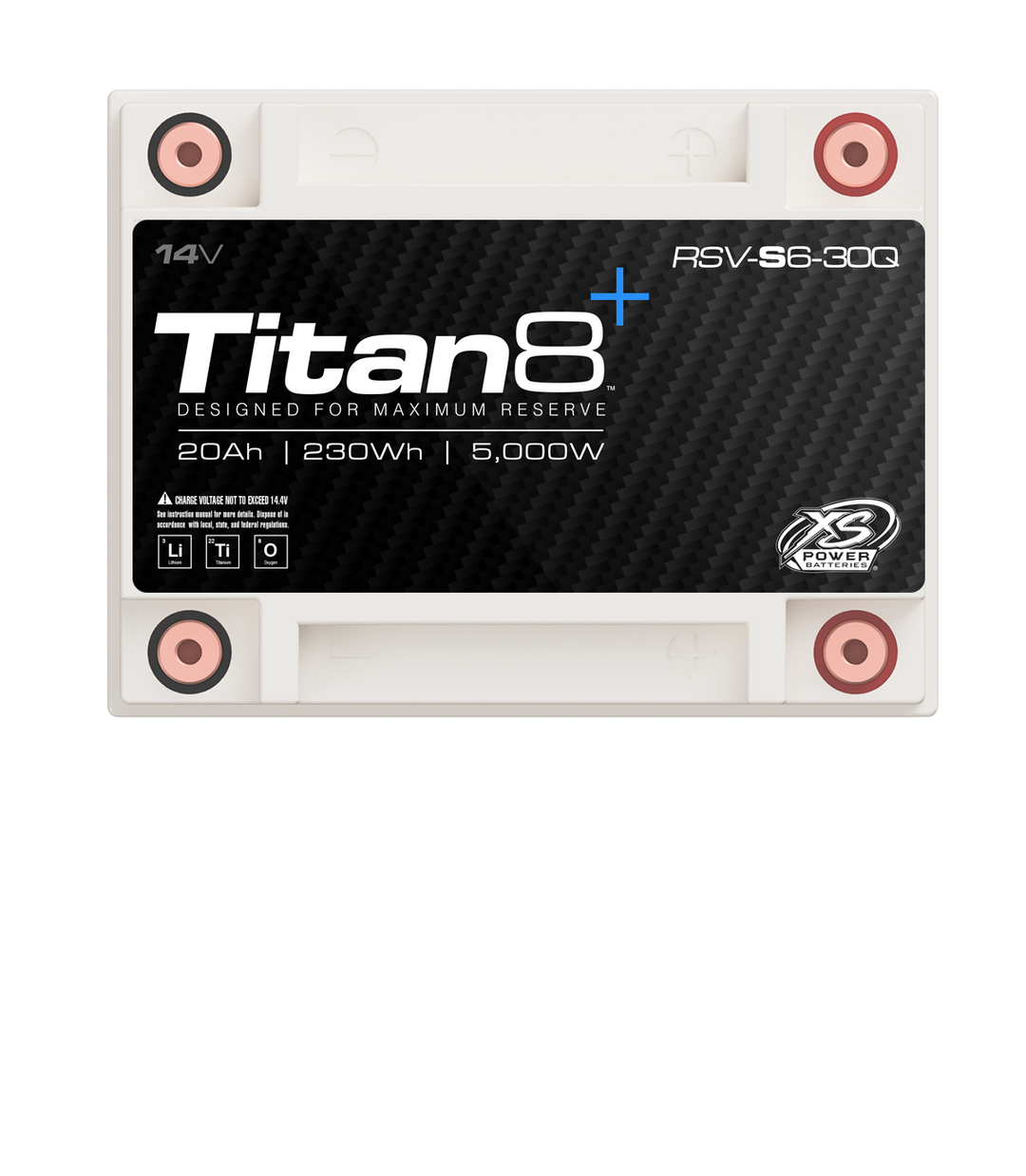 XS Power RSV-S6-30Q 14V Titan8 Lithium Titanate (LTO) Battery