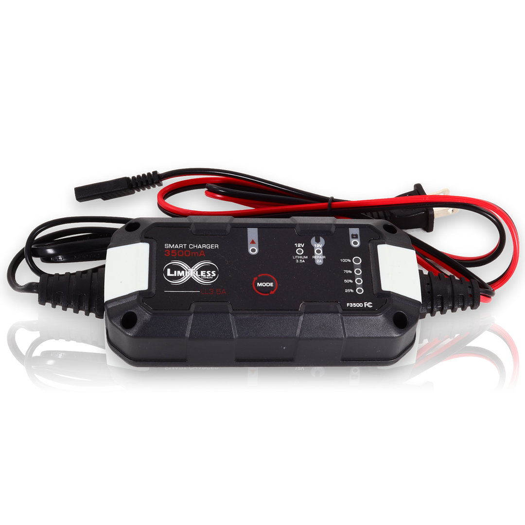Limitless Lithium Nano-HD XL IP66 LiFePO4 Powersports Battery BCI 86 + 3.5A Maintainer (6)