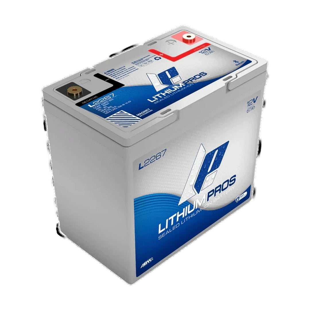 Lithium Pros L2267 12V 67Ah LiFePO4 – Deep Cycle Marine Trolling Battery | JS Alternators