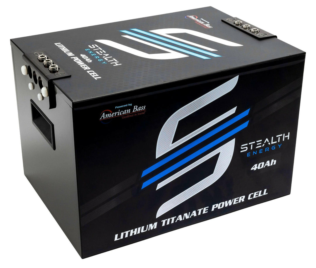Stealth Energy ABLT-40 American Bass Audio 13.8V LTO Battery 40Ah Lithium Titanate Battery Ultra-Lightweight, High-Power LTO Battery