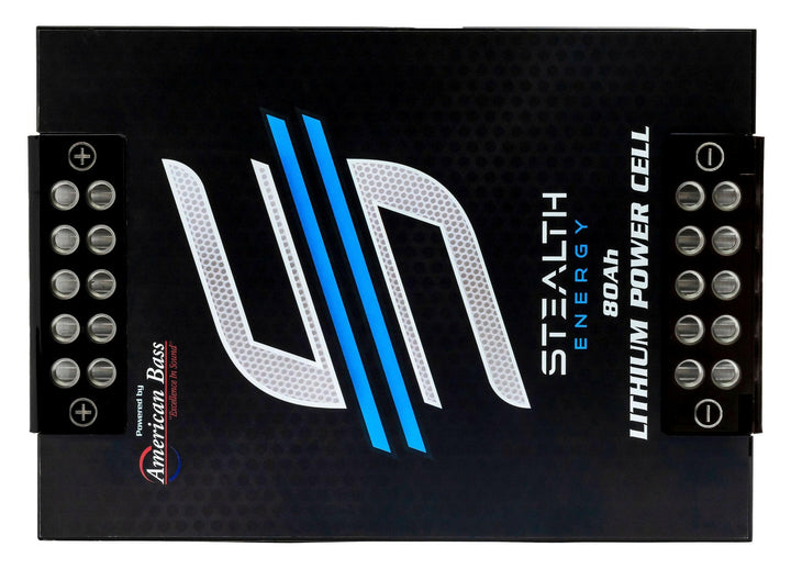 Stealth Energy ABLT-80 American Bass Audio 13.8V LTO Battery 80Ah Lithium Titanate Battery Ultra-Lightweight, High-Power LTO Battery