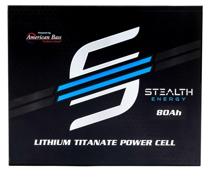 Stealth Energy ABLT-80 American Bass Audio 13.8V LTO Battery 80Ah Lithium Titanate Battery Ultra-Lightweight, High-Power LTO Battery