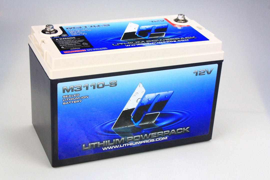 Lithium Pros M3110 12V 110Ah LiFePO4 Lithium Marine Starting Battery – JS Alternators