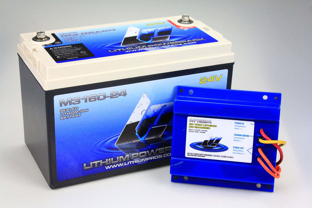 Lithium Pros M3175-24 25.6V 60Ah LiFePO4 Lithium Trolling Motor Battery – JS Alternators