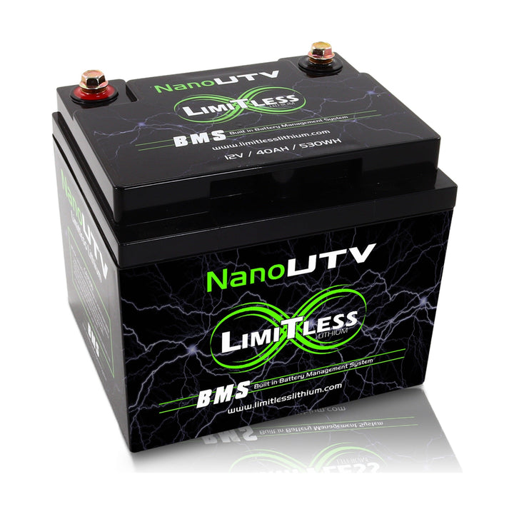 Limitless Lithium Nano UTV 40Ah IP66 LiFePO4 Powersports Battery BCI 86