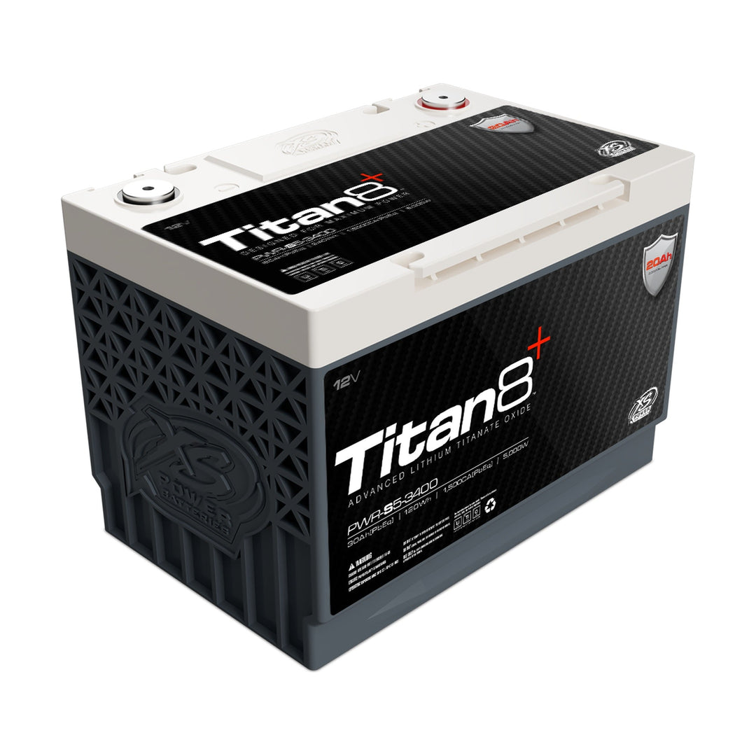 XS Power PWR-S5-3400 Group 34 12V Titan8 Lithium Titanate (LTO) Battery