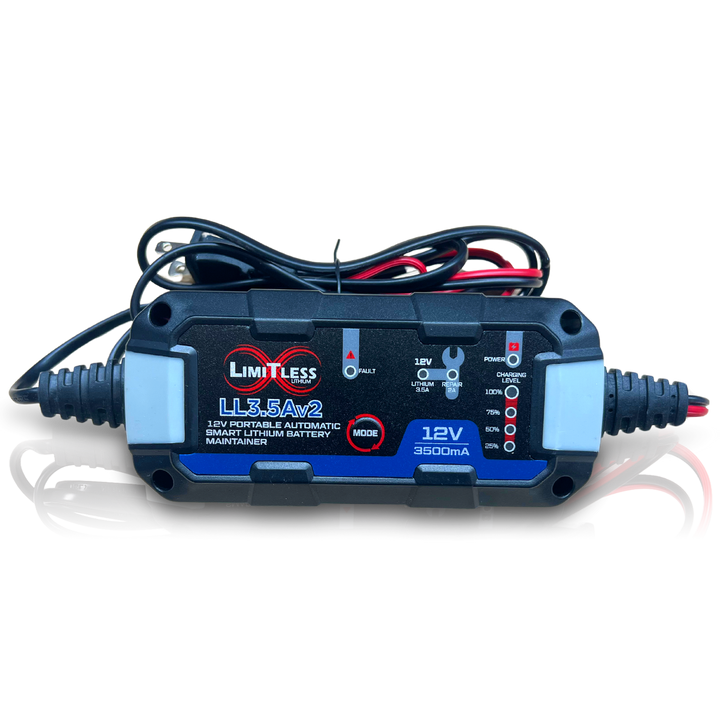 Limitless Lithium Nano-HD v2 30Ah LiFePO4 Powersports Battery + 3.5A Maintainer (5)