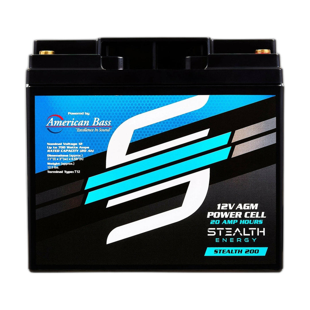 American Bass Stealth ST-200 20Ah AGM Car Audio Battery