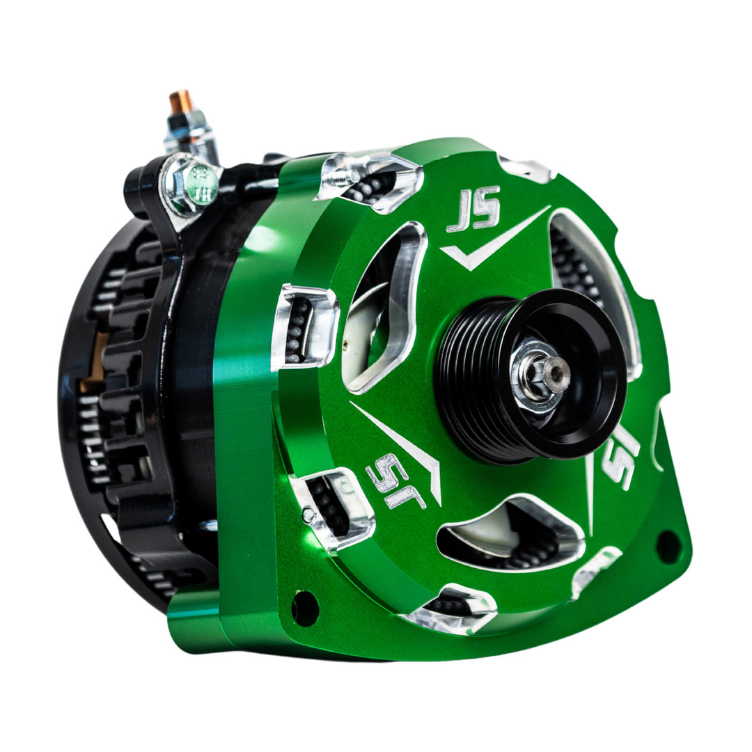 1996-2024 GM Billet High Output Alternator (Green)
