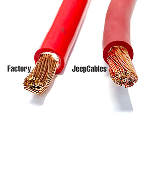 Jeep Liberty KJ Big 7 Battery Cable Kit (2002-2007)