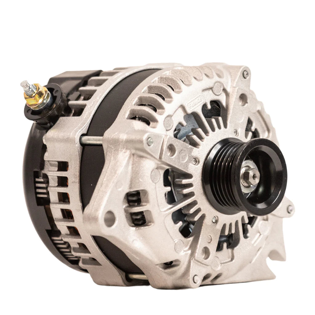 Ford Coyote 5.0L Racing High Output Alternator for 250amp - One Wire Turn On